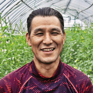 安全・安心・美味しいものをモットーに。
消費者が笑顔になる野菜作りを目指して！