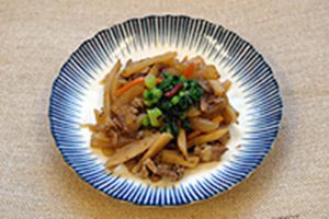 大根・蓮・豚肉のキンピラ | レシピ（とれ蔵KITCHEN） | JAいるま野